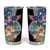 Personalized Guam Fourth of July Tumbler Cup Tropical Flowers