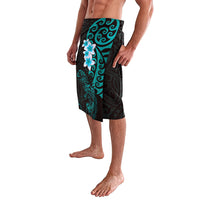 New Zealand Tuatara Plumeria Lavalava Maori Teal Koru Tribal Tattoo LT01 - Polynesian Pride