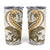 Gold Maori Tuatara Tumbler Cup Luxury Pastel Pattern