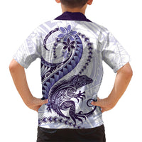 Purple Maori Tuatara Hawaiian Shirt Luxury Pastel Pattern LT01 - Polynesian Pride