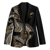 Hawaii Pineapple Brown Tribal Pattern Blazer - Polynesian Pride