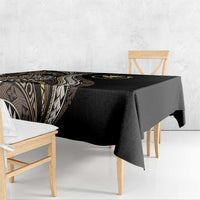 Hawaii Pineapple Brown Tribal Pattern Tablecloth - Polynesian Pride