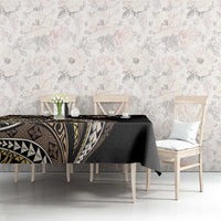 Hawaii Pineapple Brown Tribal Pattern Tablecloth - Polynesian Pride