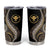 Hawaii Pineapple Brown Tribal Pattern Tumbler Cup - Polynesian Pride