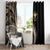 Hawaii Pineapple Brown Tribal Pattern Window Curtain - Polynesian Pride