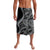 Hawaii Pineapple Gray Scale Tribal Pattern Lavalava - Polynesian Pride