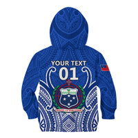 Custom Samoa Rugby Kid Hoodie Manu Samoa Go 2023 World Cup LT01 - Polynesian Pride