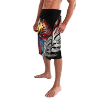 New Zealand Kohwhai Tui Bird Lavalava Silver Fern Version LT03 - Polynesian Pride