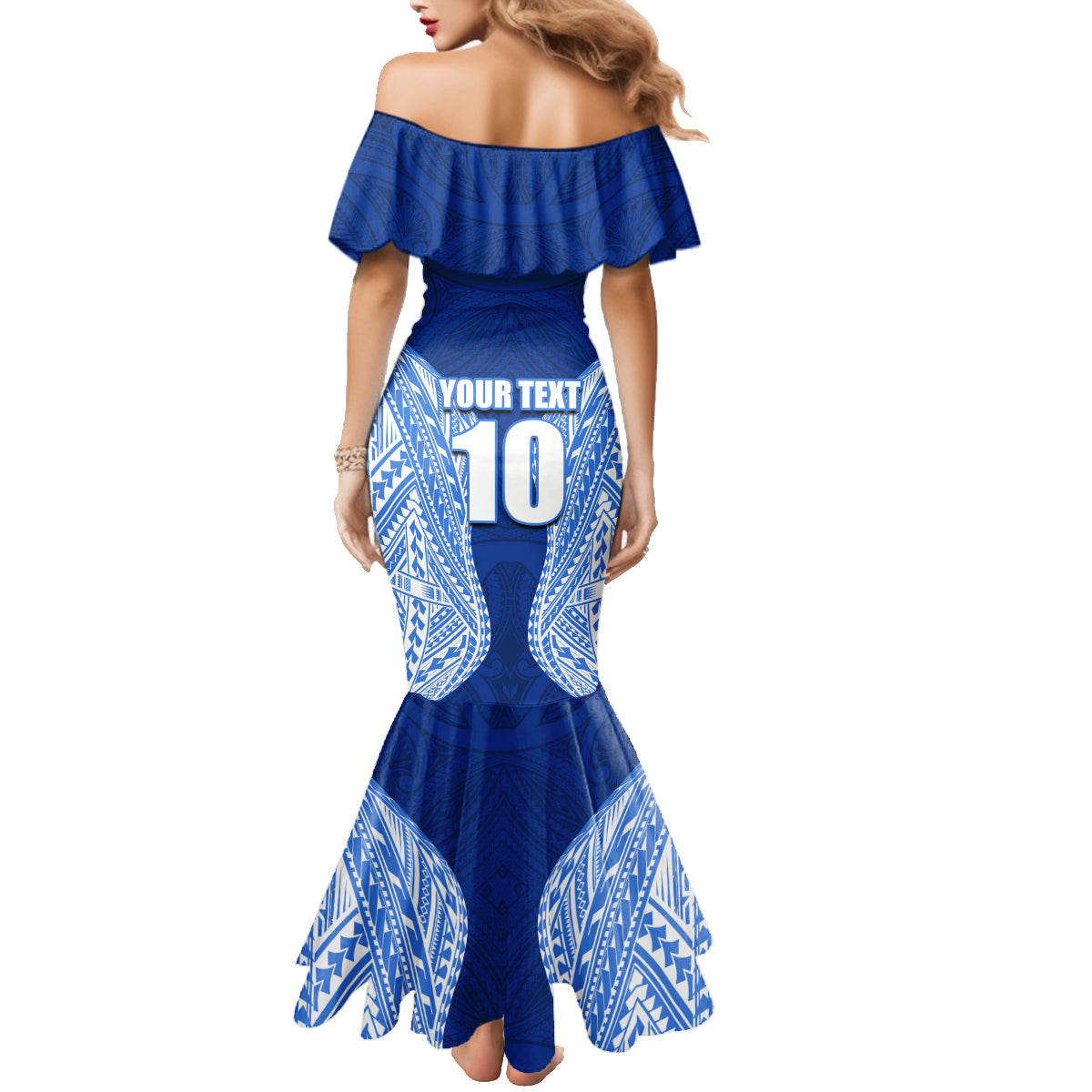 Custom Manu Samoa Rugby Family Matching Mermaid Dress and Hawaiian Shirt Polynesian Tattoo LT03 - Polynesian Pride