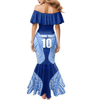 Custom Manu Samoa Rugby Family Matching Mermaid Dress and Hawaiian Shirt Polynesian Tattoo LT03 - Polynesian Pride