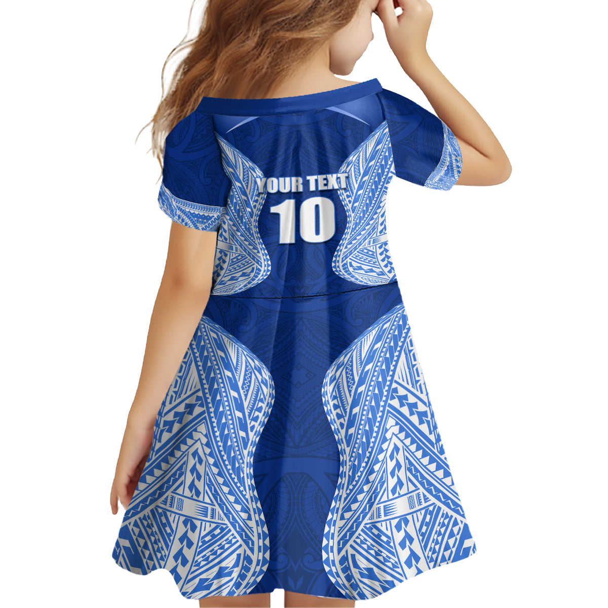 Custom Manu Samoa Rugby Family Matching Summer Maxi Dress and Hawaiian Shirt Polynesian Tattoo LT03 - Polynesian Pride