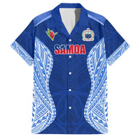 Custom Manu Samoa Rugby Hawaiian Shirt Polynesian Tattoo LT03