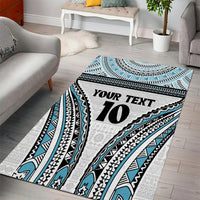 Custom Flying Fijians Rugby Area Rug Tapa Tribal Cloth LT03 - Polynesian Pride