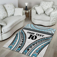 Custom Flying Fijians Rugby Area Rug Tapa Tribal Cloth LT03 - Polynesian Pride
