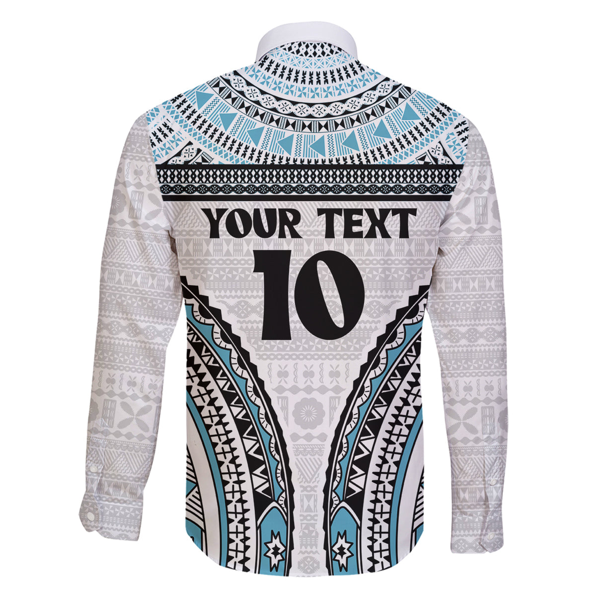 Custom Flying Fijians Rugby Family Matching Off Shoulder Short Dress and Hawaiian Shirt Tapa Tribal Cloth LT03 - Polynesian Pride