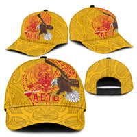 American Samoa Fautasi Race Classic Cap Aeto Pago Pago with Eagle Samoan Tribal Patterns
