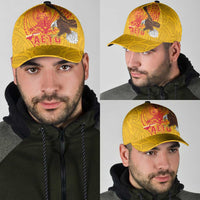 American Samoa Fautasi Race Classic Cap Aeto Pago Pago with Eagle Samoan Tribal Patterns