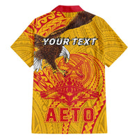 Personalized American Samoa Fautasi Race Family Matching Mermaid Dress and Hawaiian Shirt Aeto Pago Pago with Eagle Samoan Tribal Patterns LT03 - Polynesian Pride