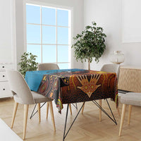 Fiji and Australia Together Tablecloth Tapa Tribal Tattoo mix Aboriginal Pattern LT03 - Polynesian Pride