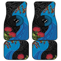Fiji and New Zealand Together Car Mats Tapa Maori Tattoo mix Tagimoucia and Pohutukawa LT03 - Polynesian Pride