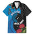 Fiji and New Zealand Together Family Matching Mermaid Dress and Hawaiian Shirt Tapa Maori Tattoo mix Tagimoucia and Pohutukawa
