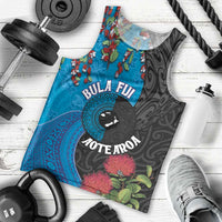 Fiji and New Zealand Together Men Tank Top Tapa Maori Tattoo mix Tagimoucia and Pohutukawa LT03 - Polynesian Pride