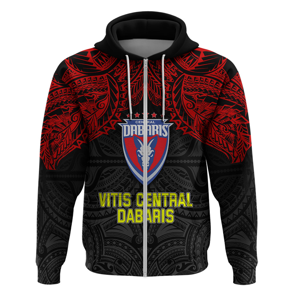Vitis Central Dabaris Rugby Hoodie Papua New Guinea Polynesian Tattoo LT03 - Polynesian Pride