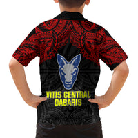 Vitis Central Dabaris Rugby Kid Hawaiian Shirt Papua New Guinea Polynesian Tattoo LT03 - Polynesian Pride