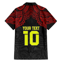 Custom Vitis Central Dabaris Rugby Family Matching Tank Maxi Dress and Hawaiian Shirt Papua New Guinea Polynesian Tattoo LT03 - Polynesian Pride