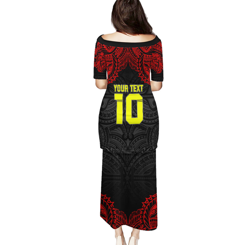 Custom Vitis Central Dabaris Rugby Puletasi Papua New Guinea Polynesian Tattoo LT03 - Polynesian Pride