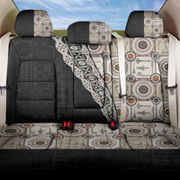 Tukenny Pattern Fijian War Clubs Mix Tapa Tribal Back Car Seat Cover LT03