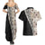 Tukenny Pattern Fijian War Clubs Mix Tapa Tribal Couples Matching Summer Maxi Dress and Hawaiian Shirt LT03 - Polynesian Pride