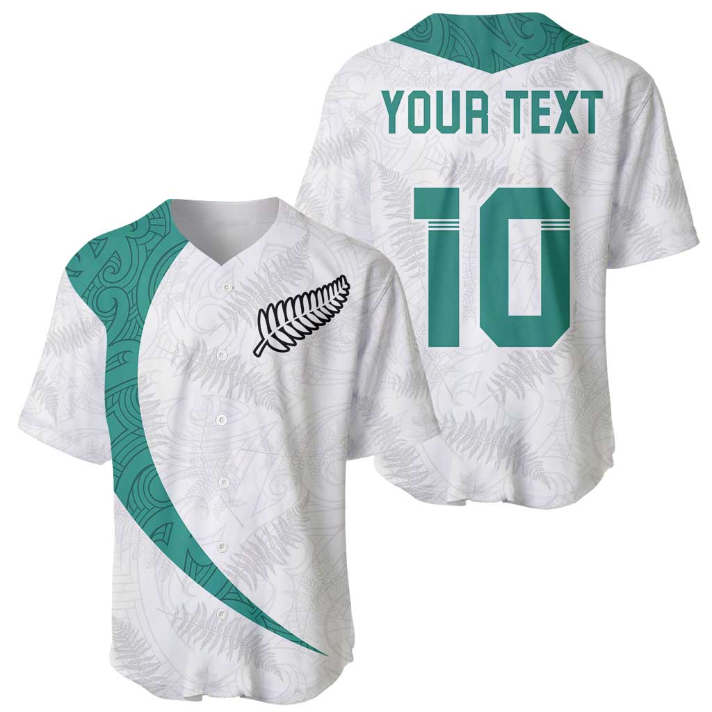Custom New Zealand Football Baseball Jersey Go All Silver Ferns - Towards World Cup 2026 LT03 - Polynesian Pride