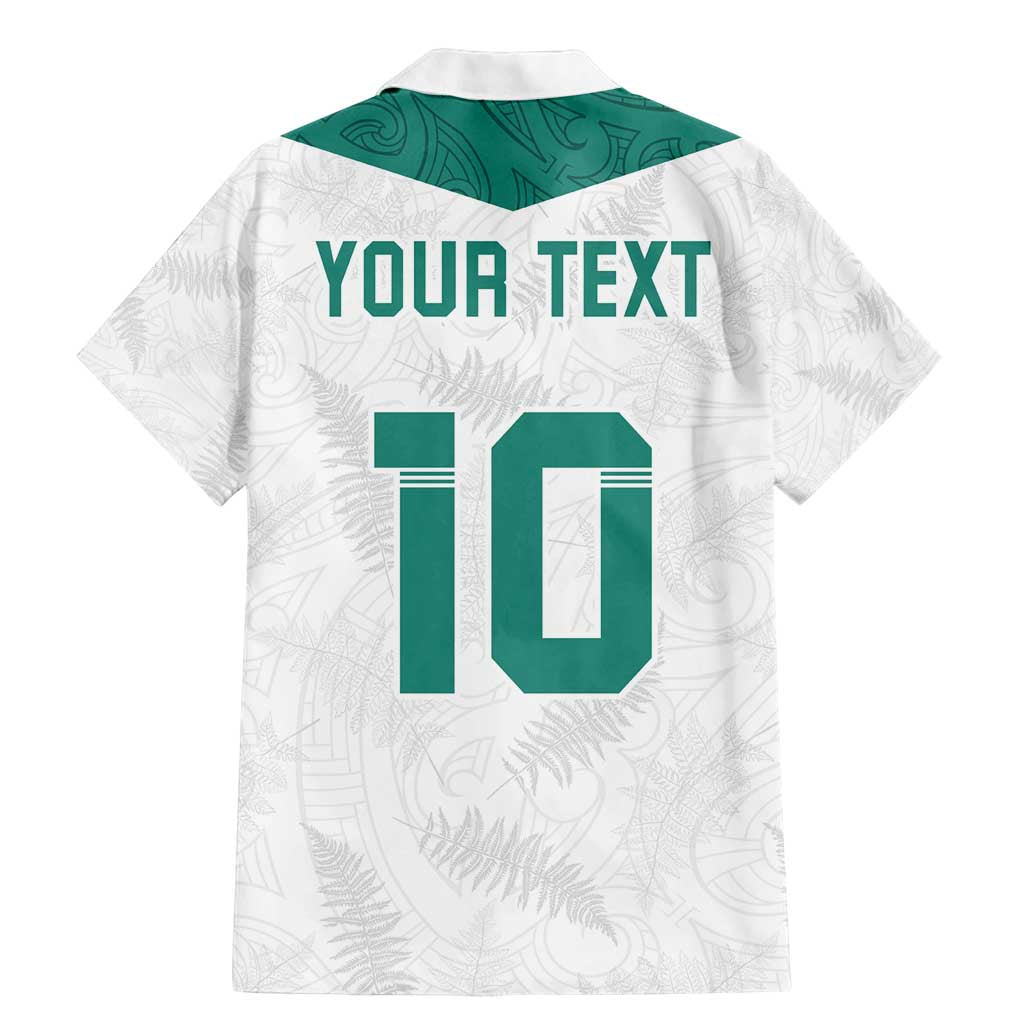 Custom New Zealand Football Family Matching Mermaid Dress and Hawaiian Shirt Go All Silver Ferns - Towards World Cup 2026 LT03 - Polynesian Pride