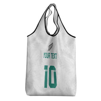 Custom New Zealand Football Grocery Bag Go All Silver Ferns - Towards World Cup 2026 LT03 - Polynesian Pride