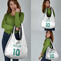 Custom New Zealand Football Grocery Bag Go All Silver Ferns - Towards World Cup 2026 LT03 - Polynesian Pride