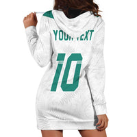 Custom New Zealand Football Hoodie Dress Go All Silver Ferns - Towards World Cup 2026 LT03 - Polynesian Pride