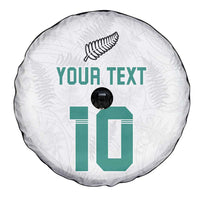Custom New Zealand Football Spare Tire Cover Go All Silver Ferns - Towards World Cup 2026 LT03 - Polynesian Pride