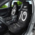 Custom New Zealand Rugby Car Seat Cover All Silver Ferns Blacks