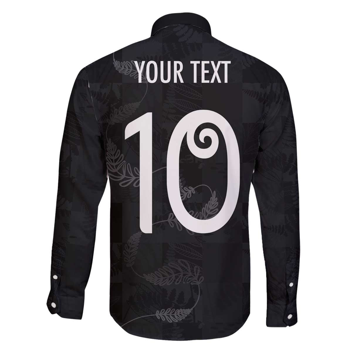 Custom New Zealand Rugby Family Matching Off The Shoulder Long Sleeve Dress and Hawaiian Shirt All Silver Ferns Blacks LT03 - Polynesian Pride