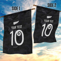 Custom New Zealand Rugby Garden Flag All Silver Ferns Blacks