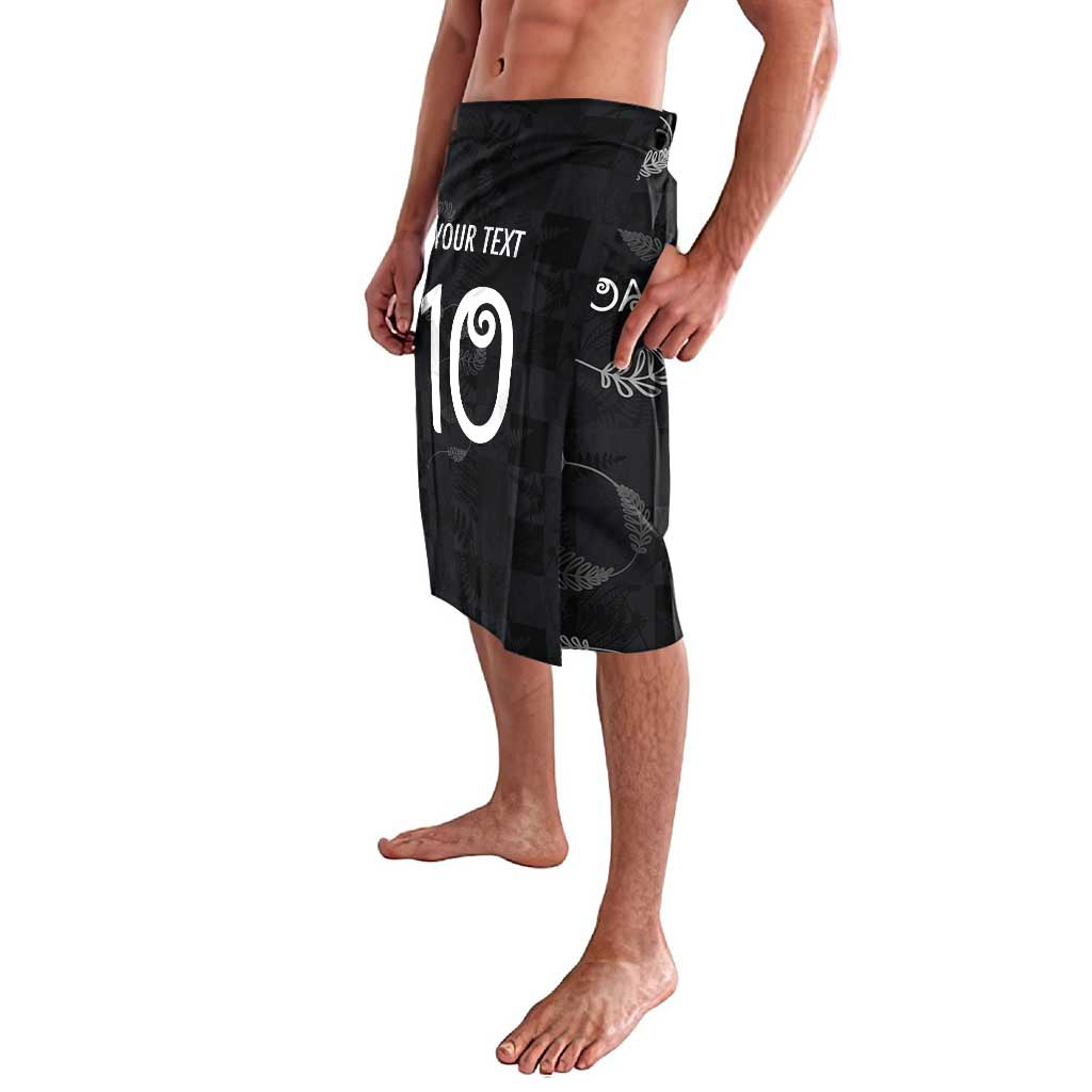 Custom New Zealand Rugby Lavalava All Silver Ferns Blacks