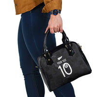 Custom New Zealand Rugby Shoulder Handbag All Silver Ferns Blacks LT03 - Polynesian Pride