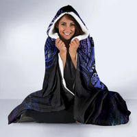 New Zealand Matariki Hooded Blanket Maori Pattern and Matariki Sky Night LT03 - Polynesian Pride