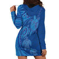 Hawaiian Turtles and Polynesian Art Tattoo Hoodie Dress Ocean Abyss LT03 - Polynesian Pride