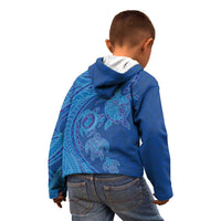 Hawaiian Turtles and Polynesian Art Tattoo Kid Hoodie Ocean Abyss