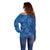 Hawaiian Turtles and Polynesian Art Tattoo Off Shoulder Sweater Ocean Abyss