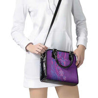 Hawaiian Turtles and Polynesian Art Tattoo Shoulder Handbag Dusky Violet LT03 - Polynesian Pride