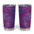 Hawaiian Turtles and Polynesian Art Tattoo Tumbler Cup Cerise