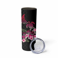 Hawaiian Hibiscus Turtle and Tropical Flower Skinny Tumbler Sweet Vibe LT03 - Polynesian Pride